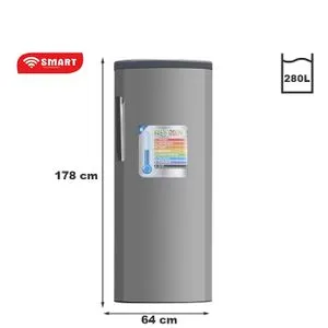 Smart Technology — Congélateur — STCD-325 — 280 L — Noir — Garantie 12 mois - Image 1