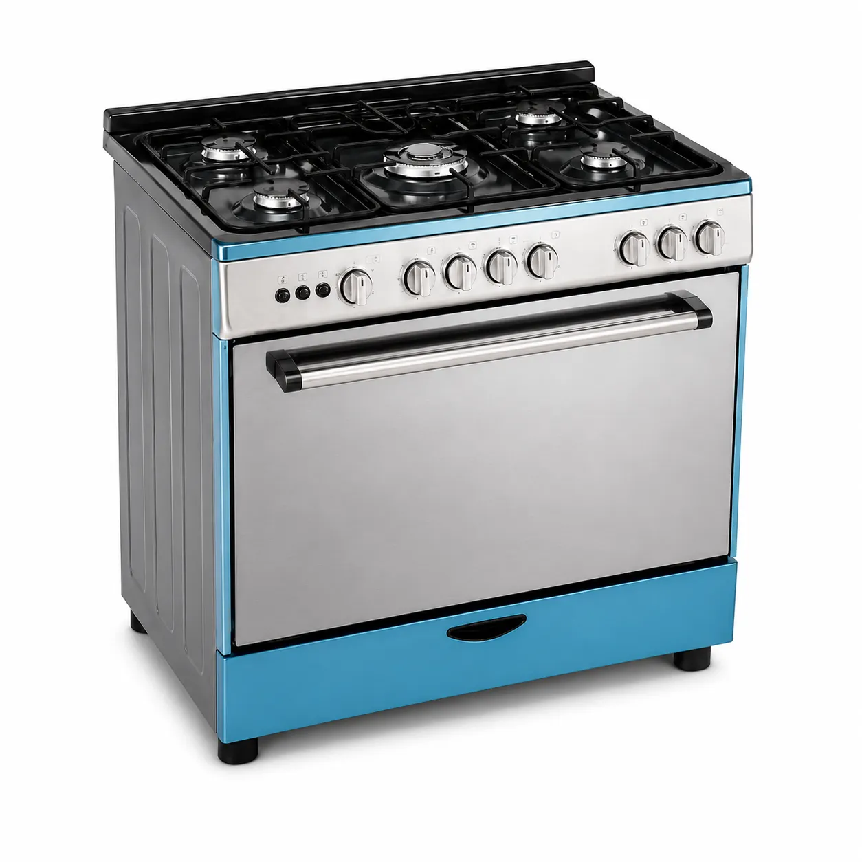 CUISINIÈRE À GAZ 5 FEUX AUTO - Image 1
